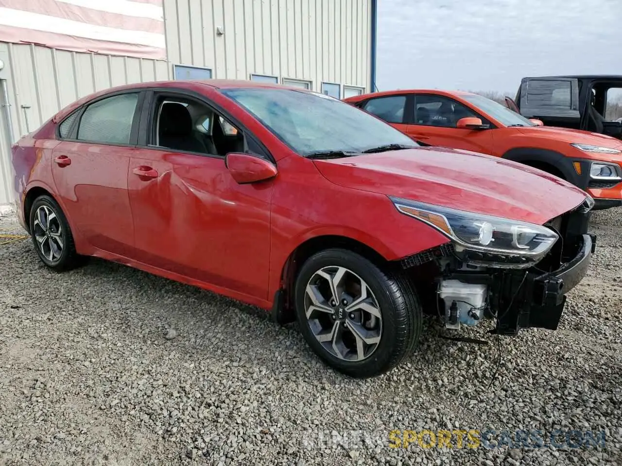 4 Photograph of a damaged car 3KPF24AD1KE067102 KIA FORTE 2019