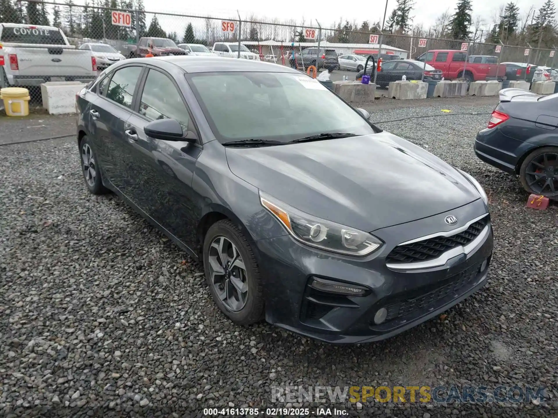 1 Photograph of a damaged car 3KPF24AD1KE070291 KIA FORTE 2019