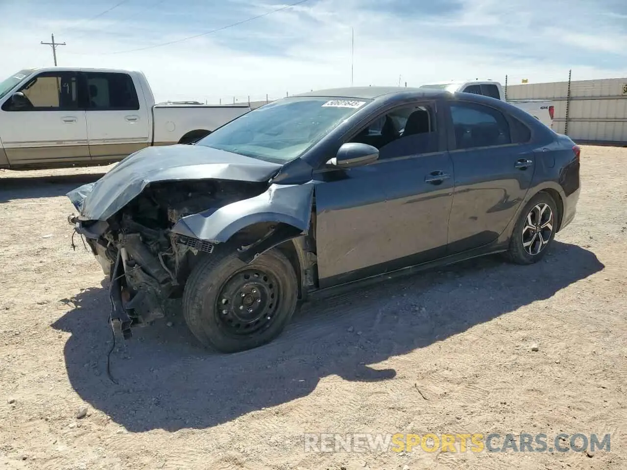 1 Photograph of a damaged car 3KPF24AD1KE070825 KIA FORTE 2019