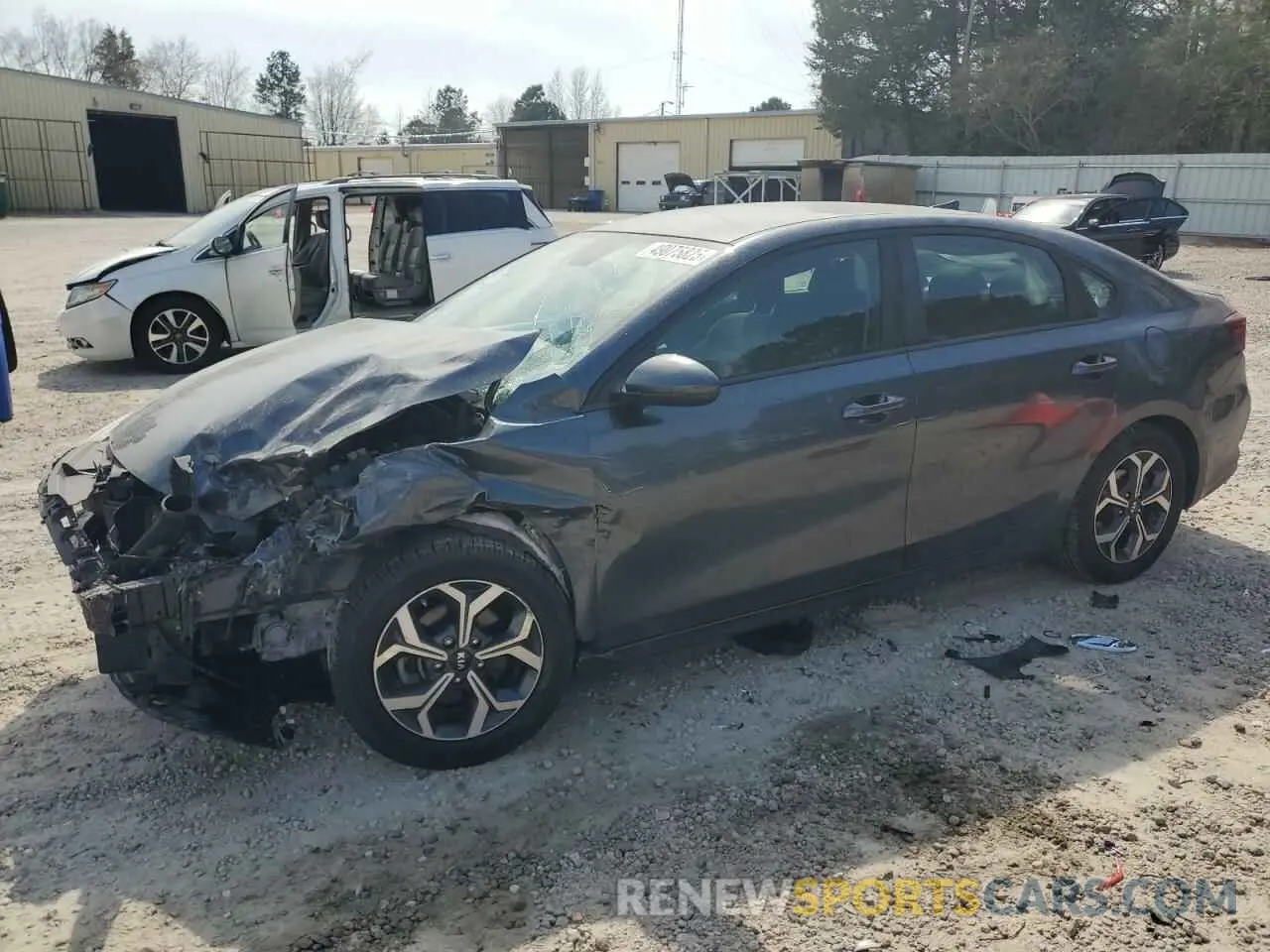 1 Photograph of a damaged car 3KPF24AD1KE111051 KIA FORTE 2019