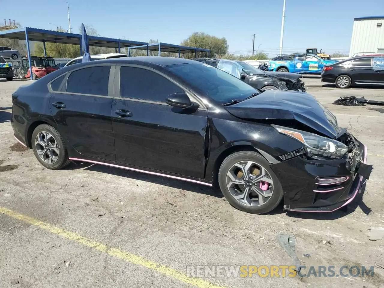4 Photograph of a damaged car 3KPF24AD1KE115309 KIA FORTE 2019
