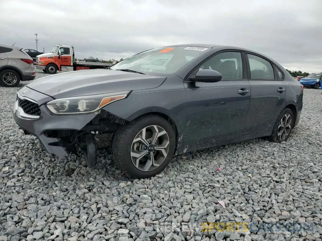 1 Photograph of a damaged car 3KPF24AD1KE120560 KIA FORTE 2019