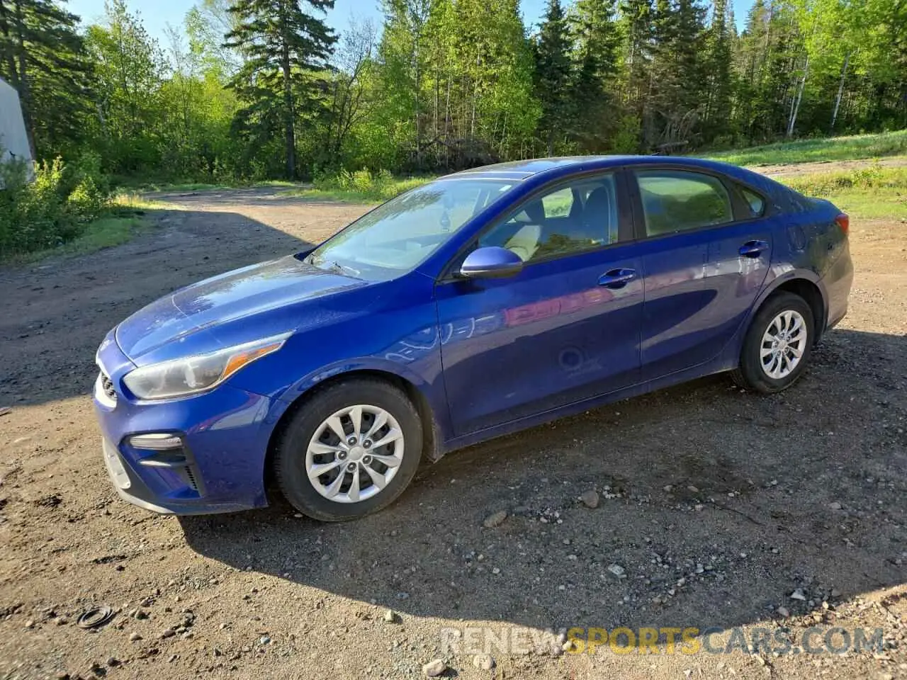 1 Photograph of a damaged car 3KPF24AD1KE129467 KIA FORTE 2019