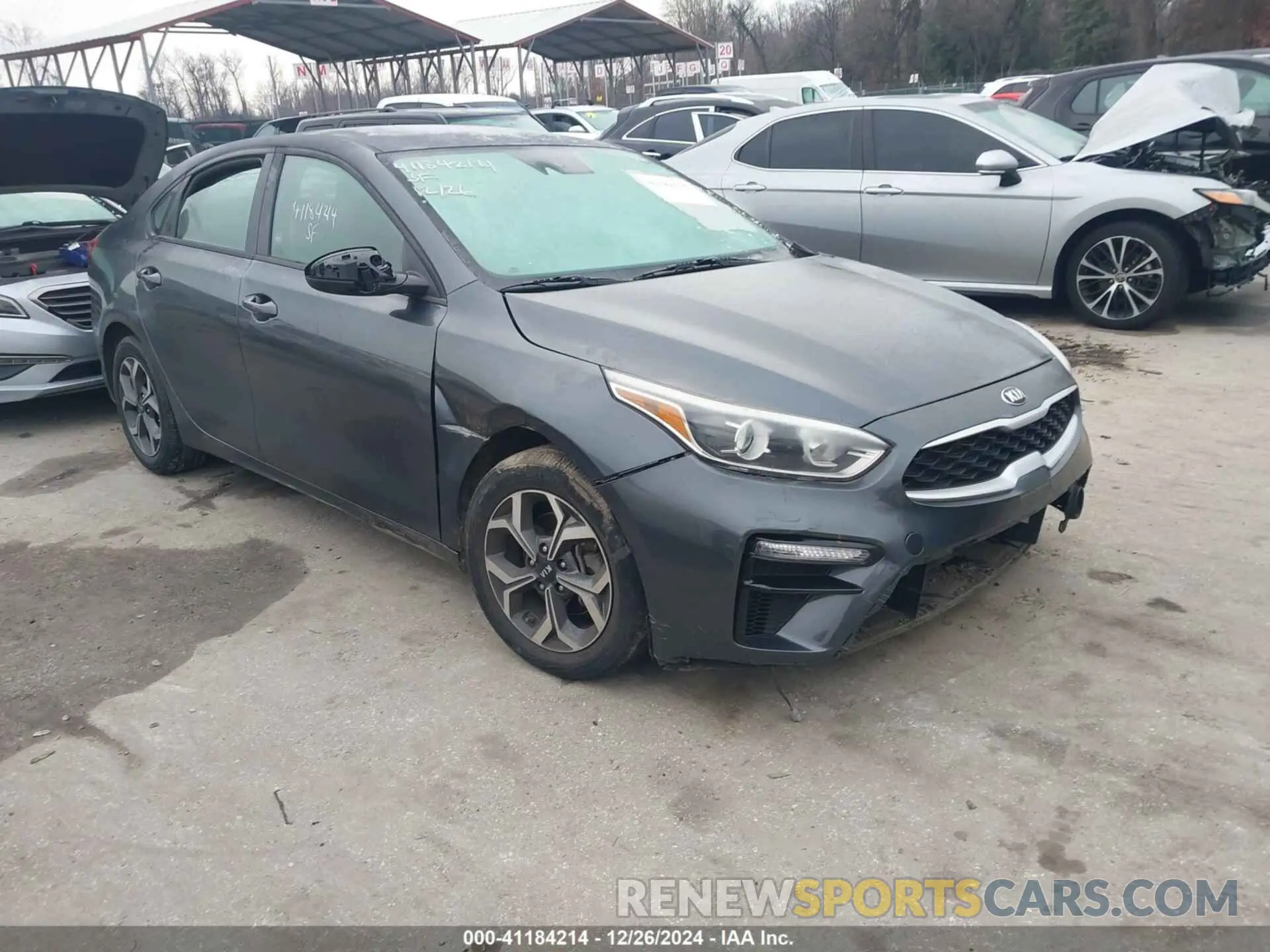 1 Photograph of a damaged car 3KPF24AD1KE131655 KIA FORTE 2019