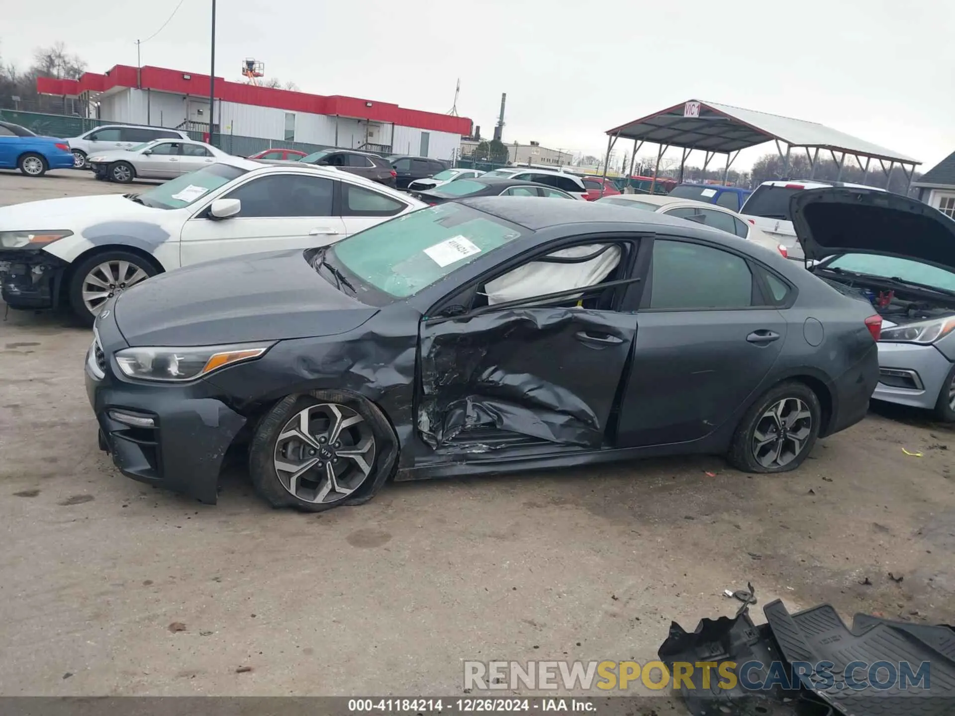 14 Photograph of a damaged car 3KPF24AD1KE131655 KIA FORTE 2019
