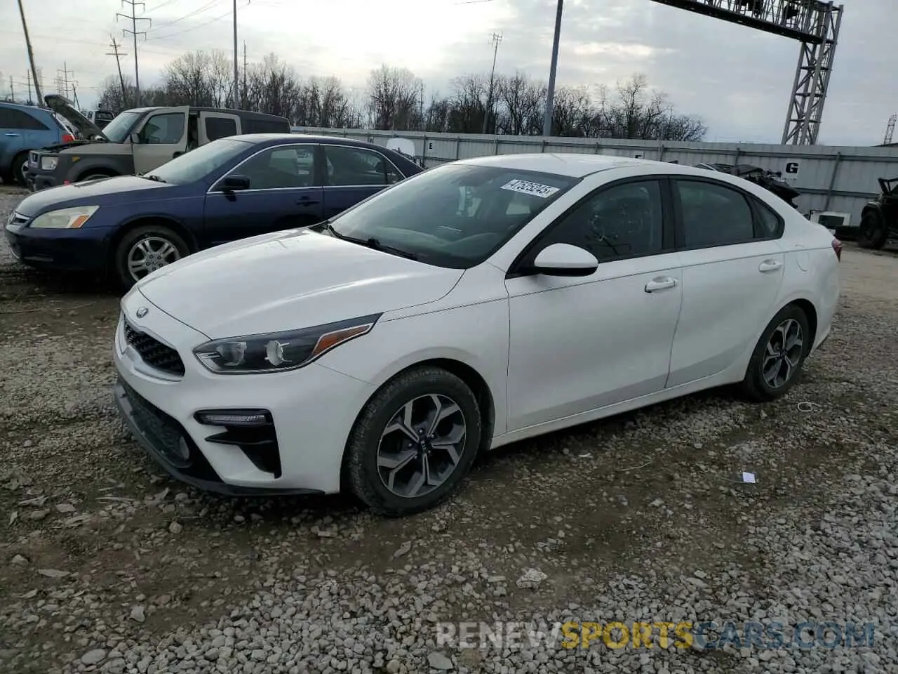 1 Photograph of a damaged car 3KPF24AD1KE134913 KIA FORTE 2019