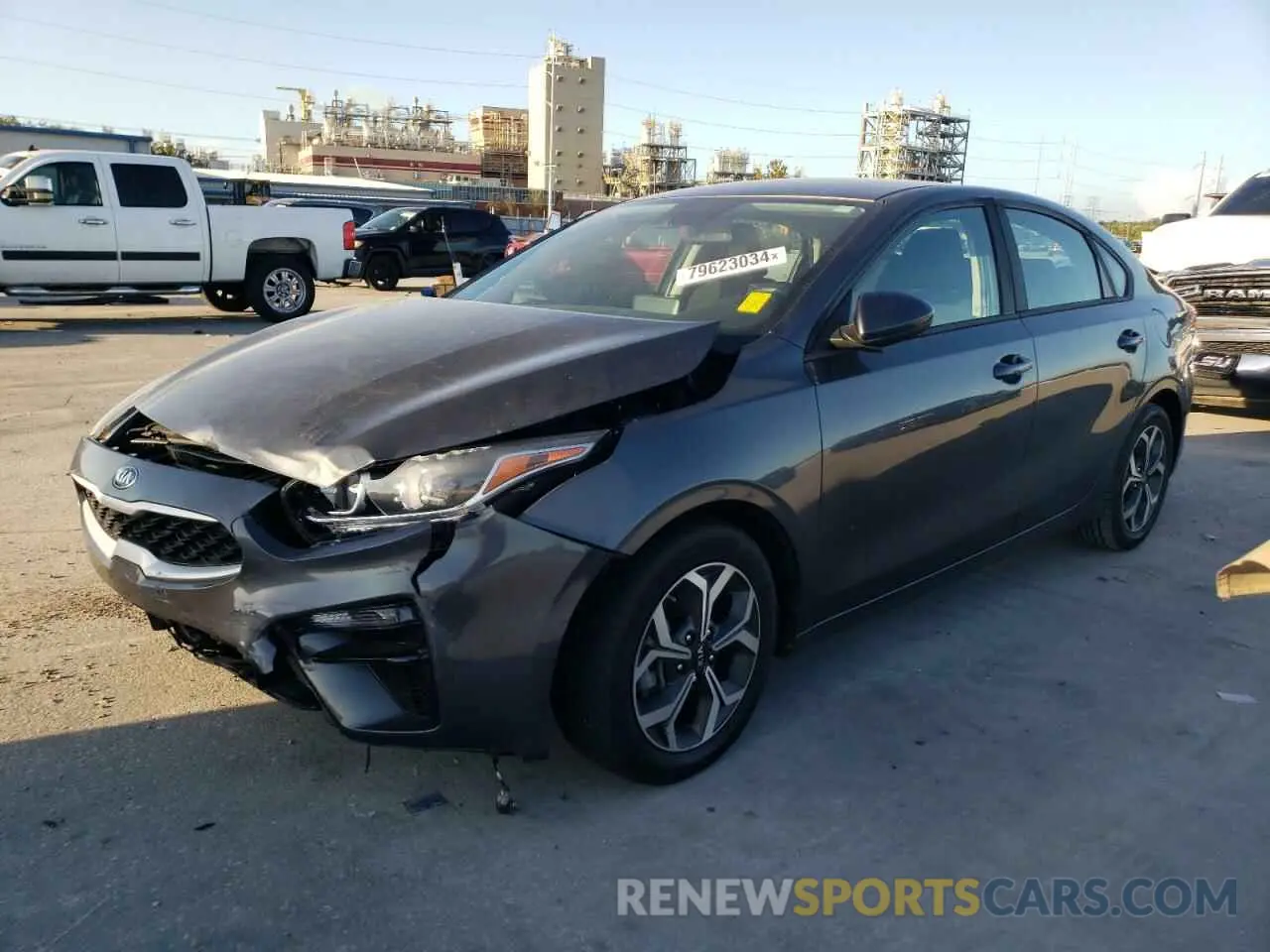 1 Photograph of a damaged car 3KPF24AD2KE007426 KIA FORTE 2019