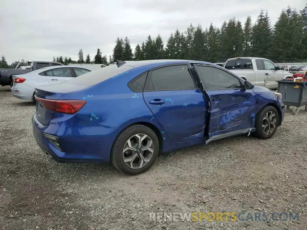 3 Photograph of a damaged car 3KPF24AD2KE028373 KIA FORTE 2019