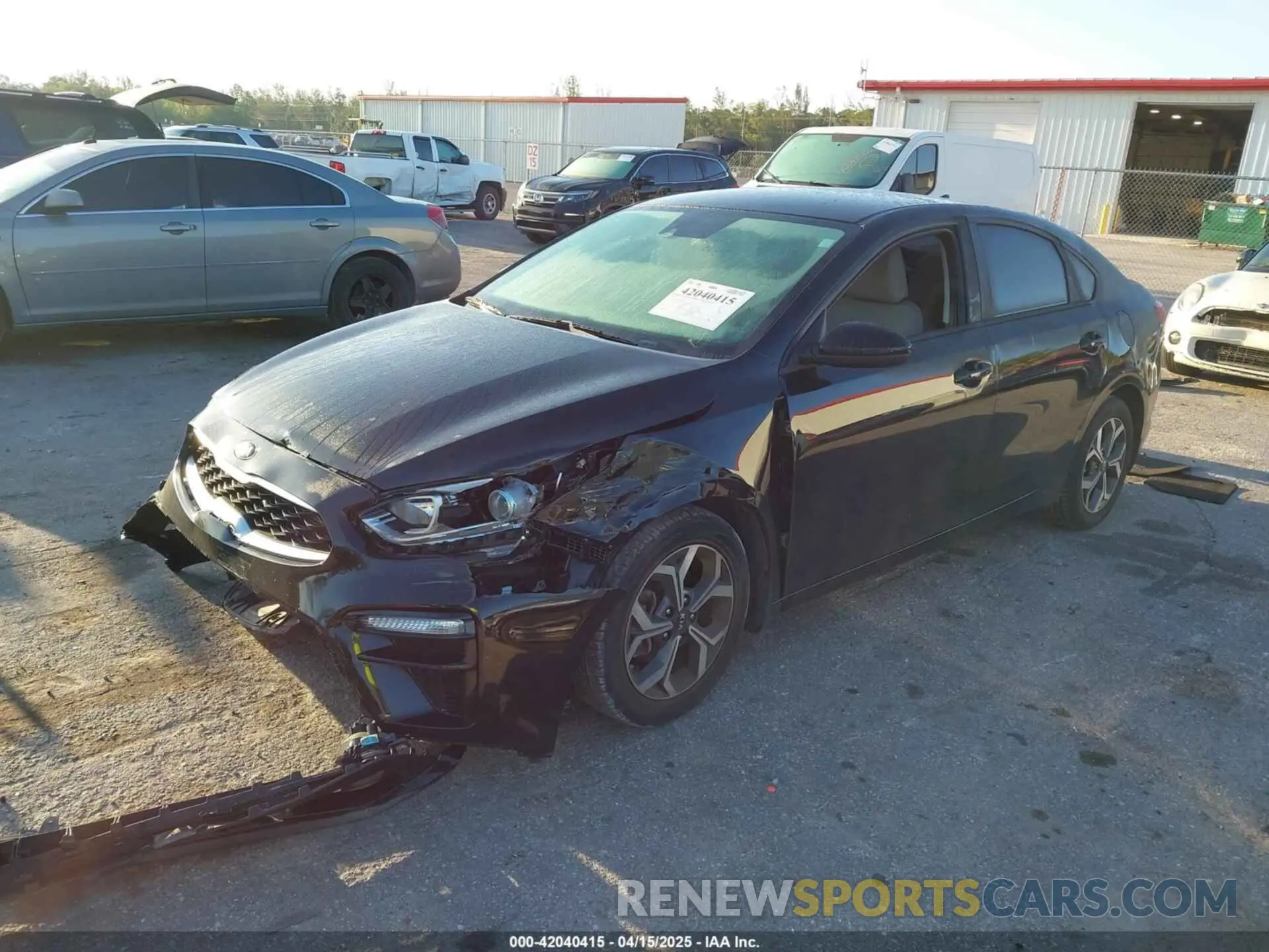 2 Photograph of a damaged car 3KPF24AD2KE045187 KIA FORTE 2019