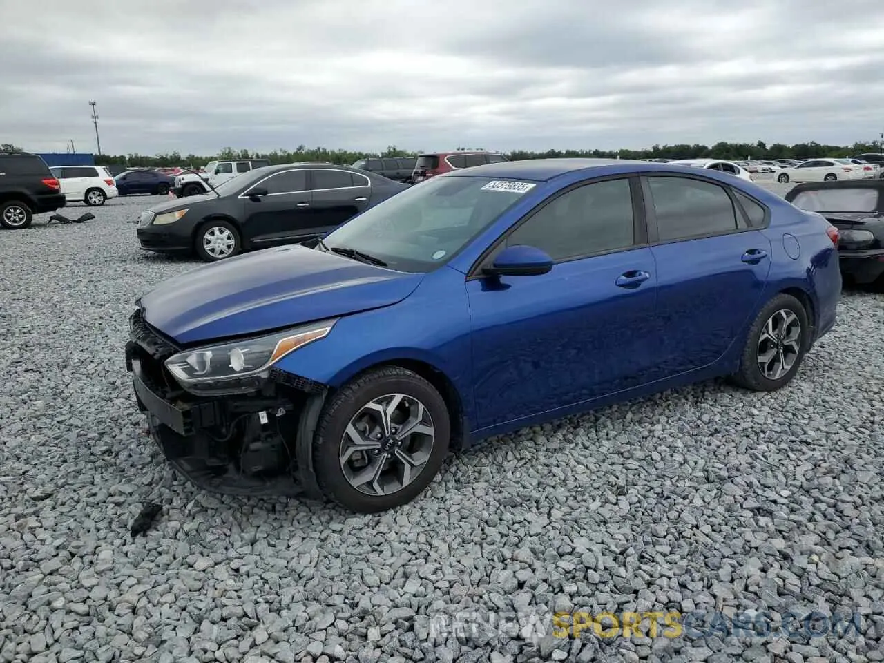 1 Photograph of a damaged car 3KPF24AD2KE058876 KIA FORTE 2019