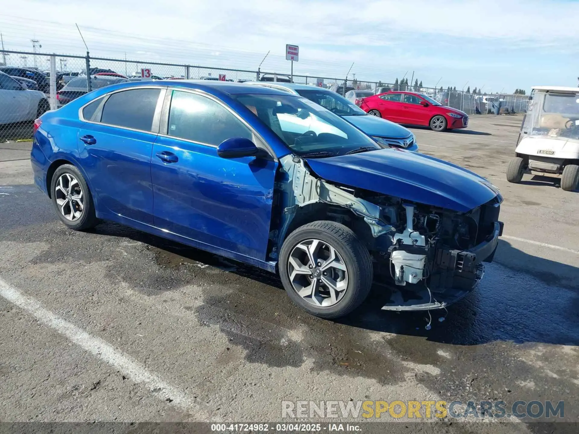1 Photograph of a damaged car 3KPF24AD2KE065407 KIA FORTE 2019