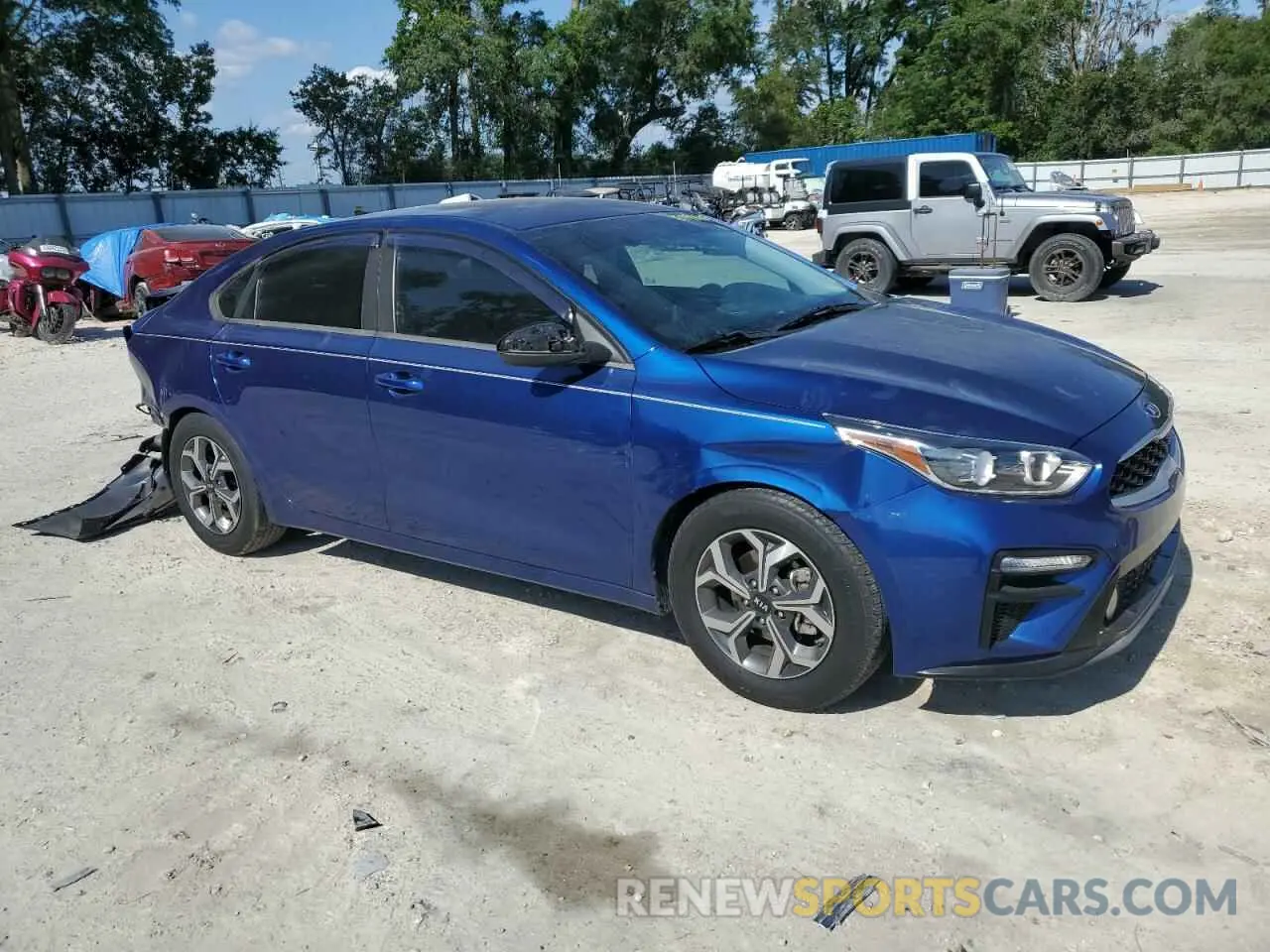 4 Photograph of a damaged car 3KPF24AD2KE065696 KIA FORTE 2019