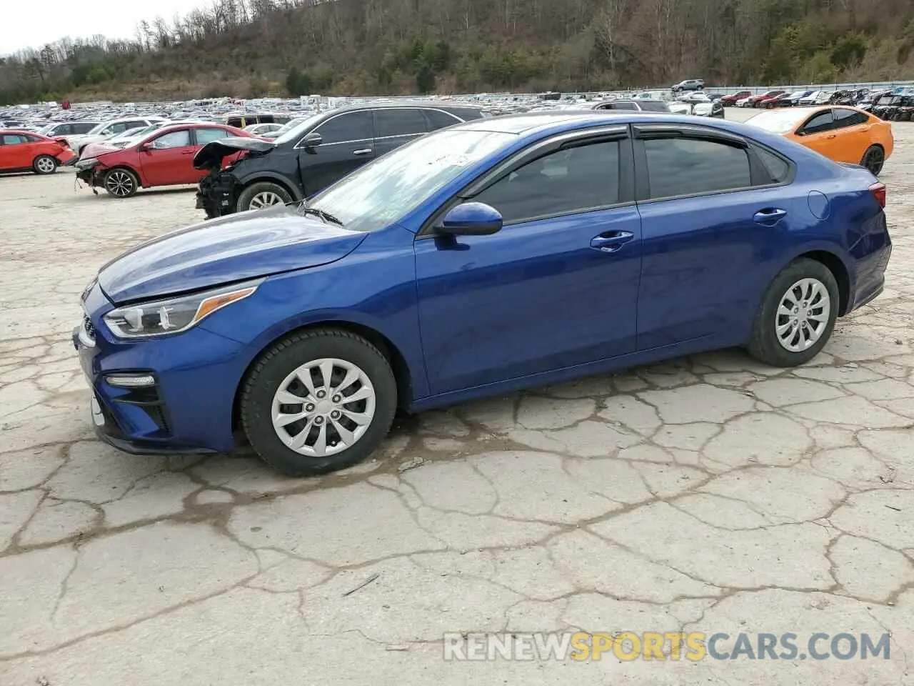 1 Photograph of a damaged car 3KPF24AD2KE076116 KIA FORTE 2019