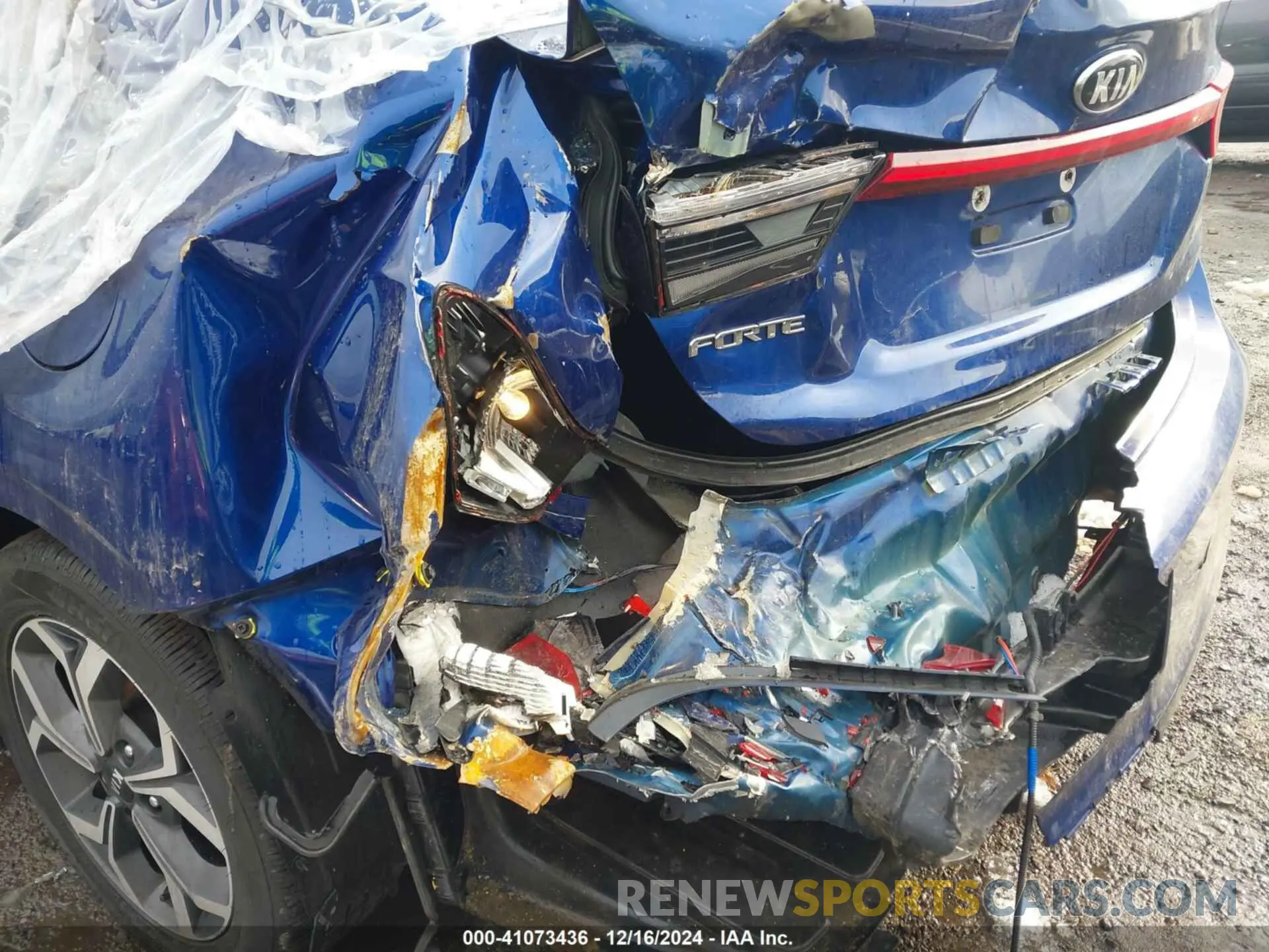 6 Photograph of a damaged car 3KPF24AD2KE124858 KIA FORTE 2019