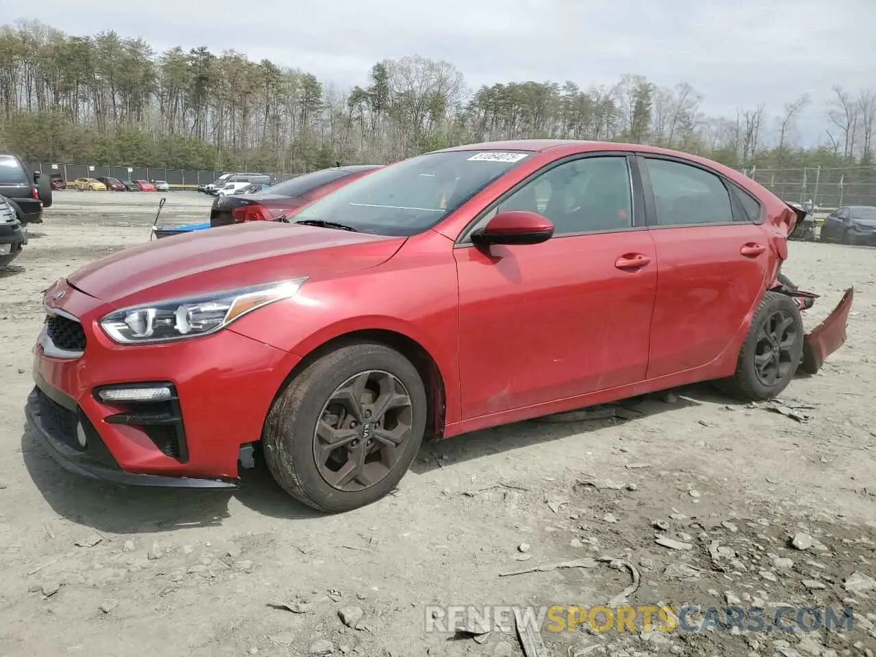 1 Photograph of a damaged car 3KPF24AD2KE130899 KIA FORTE 2019