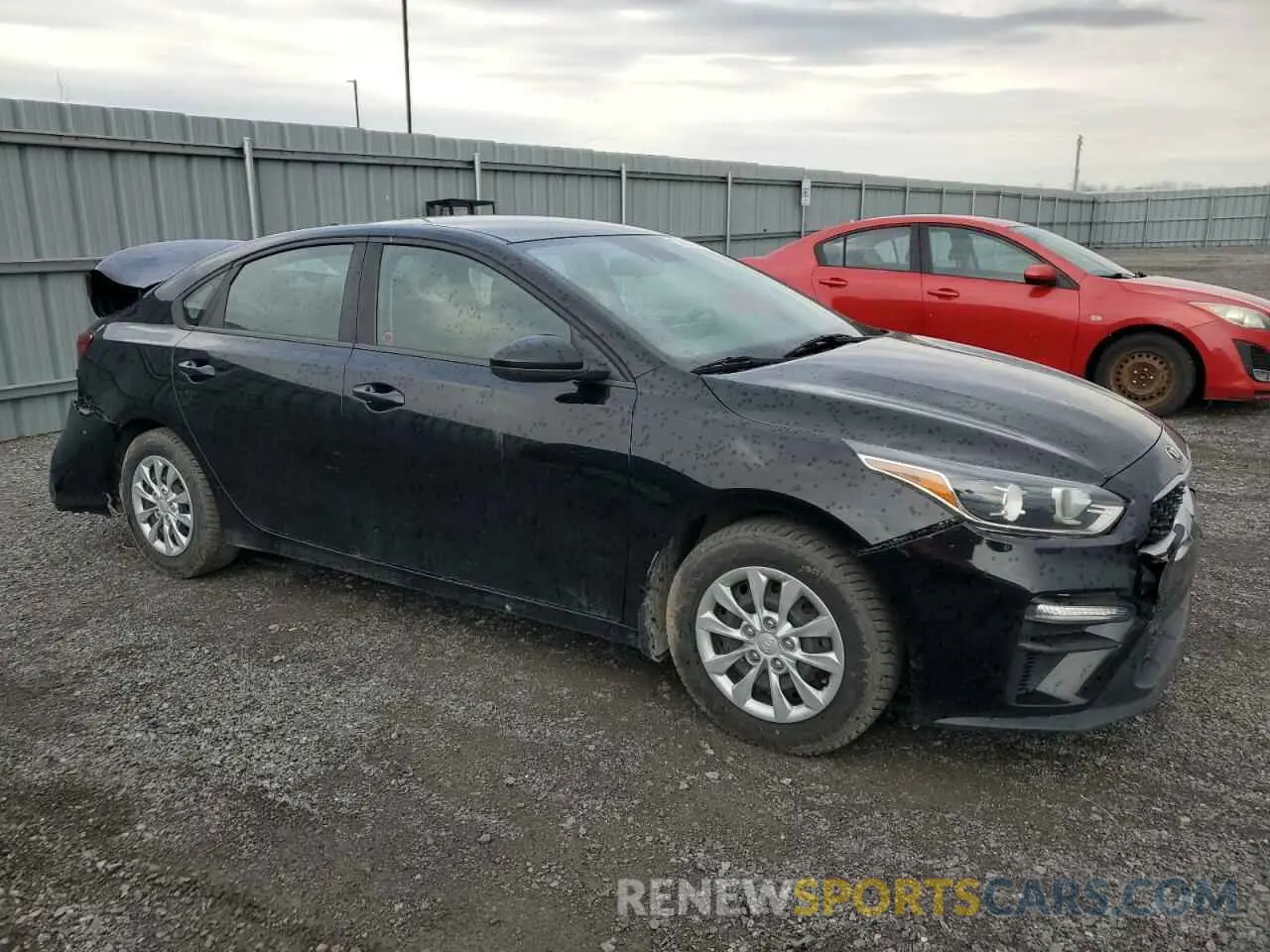 4 Photograph of a damaged car 3KPF24AD2KE134757 KIA FORTE 2019