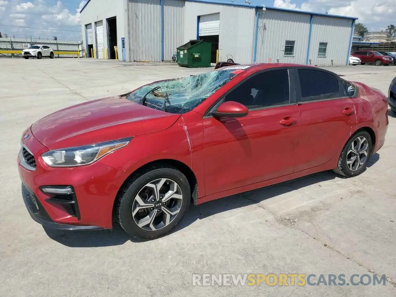 1 Photograph of a damaged car 3KPF24AD3KE005958 KIA FORTE 2019