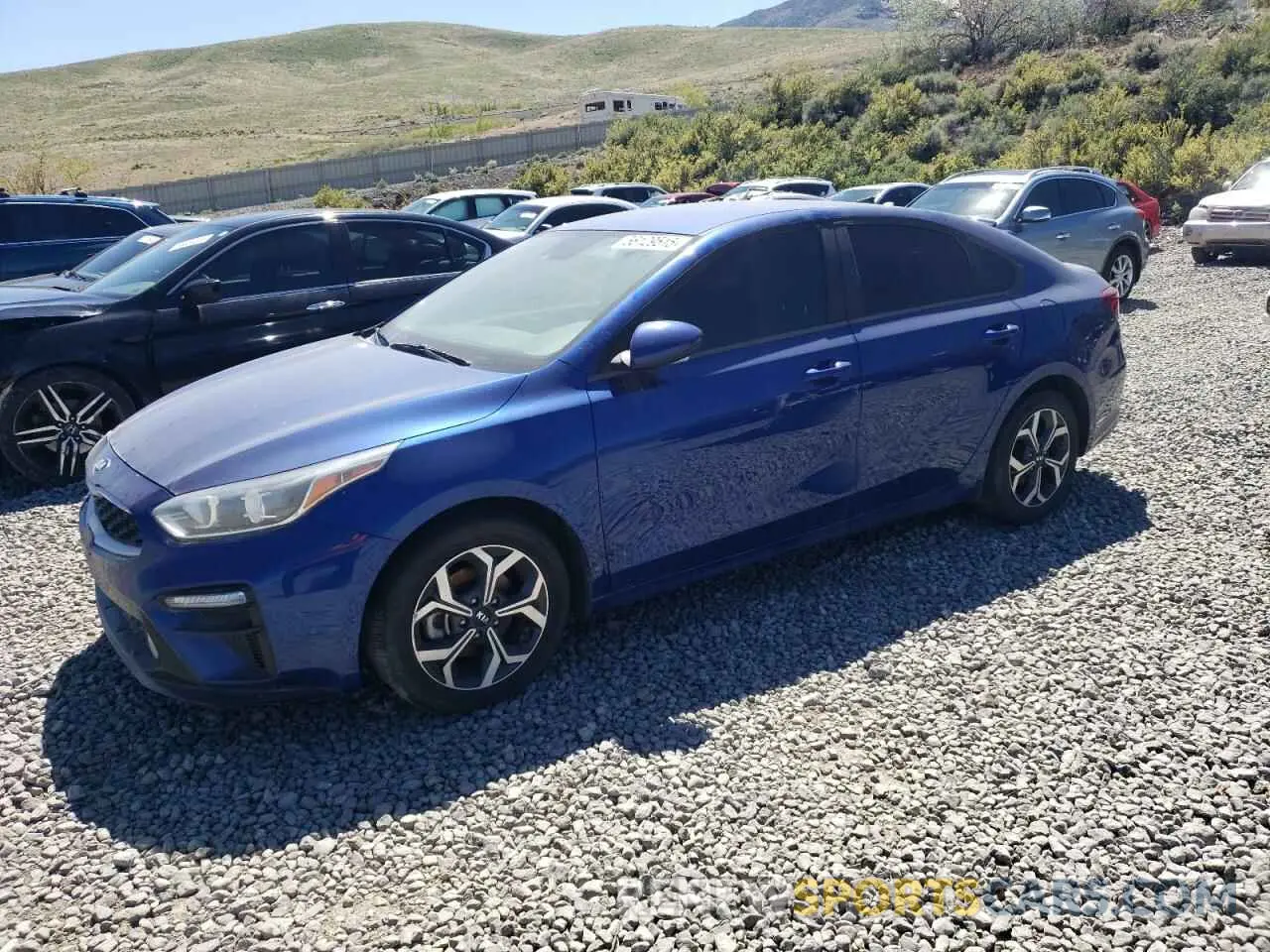 1 Photograph of a damaged car 3KPF24AD3KE043173 KIA FORTE 2019