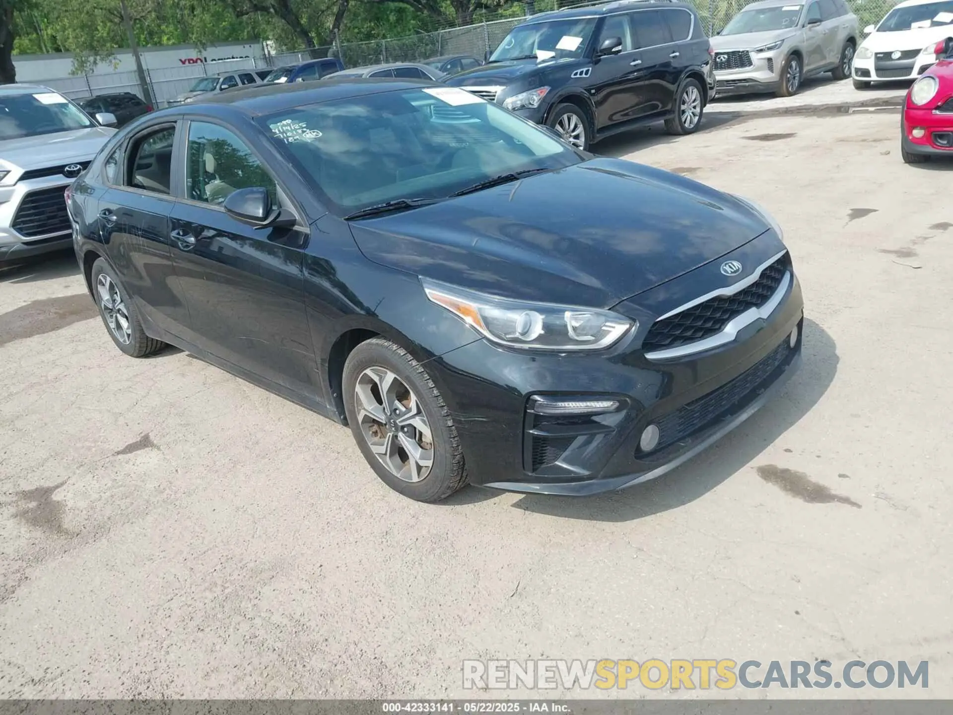 1 Photograph of a damaged car 3KPF24AD3KE044372 KIA FORTE 2019