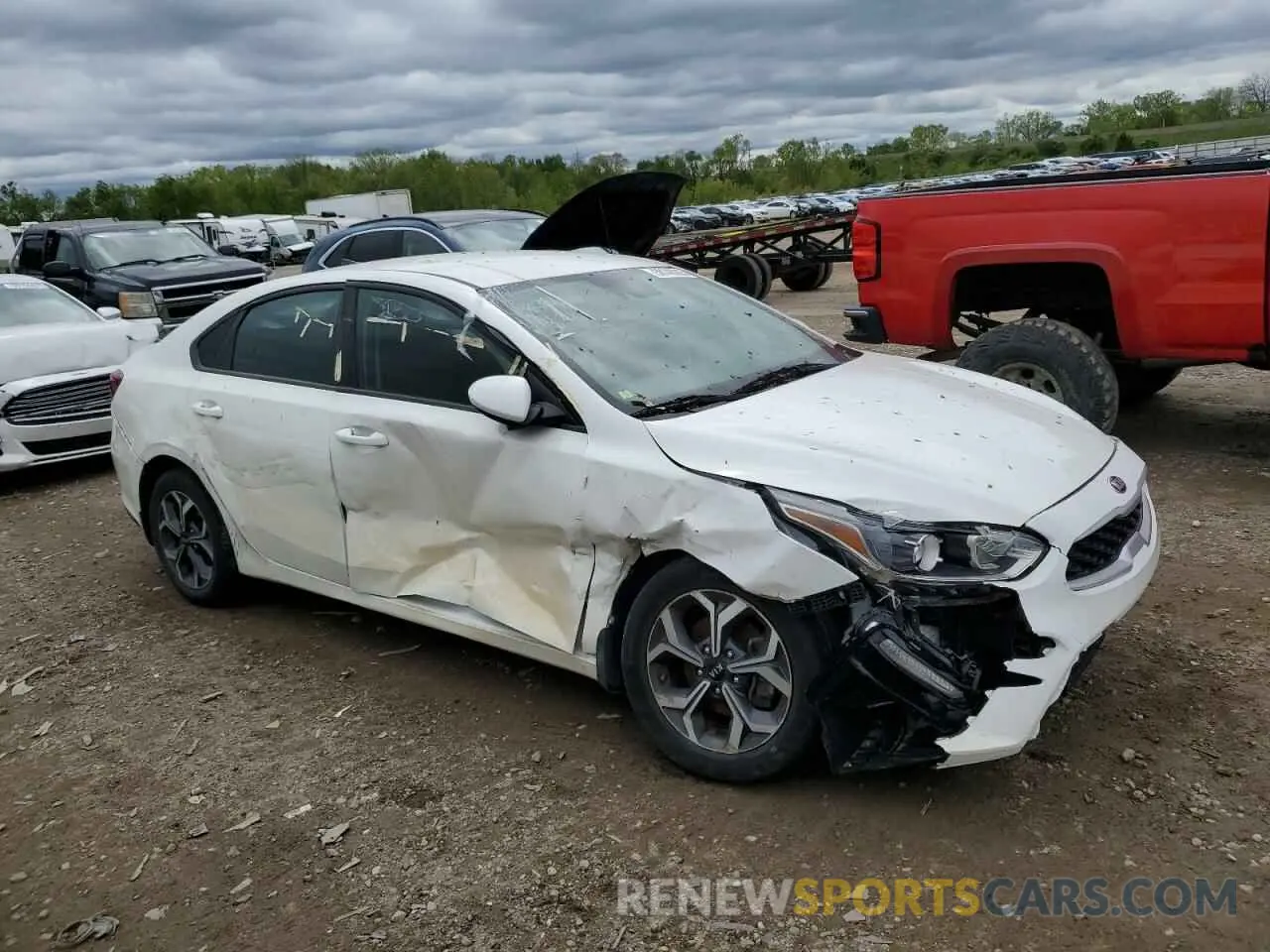 4 Photograph of a damaged car 3KPF24AD3KE055288 KIA FORTE 2019