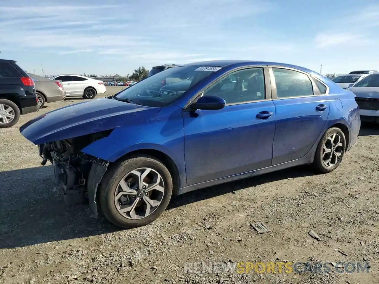 1 Photograph of a damaged car 3KPF24AD4KE015849 KIA FORTE 2019