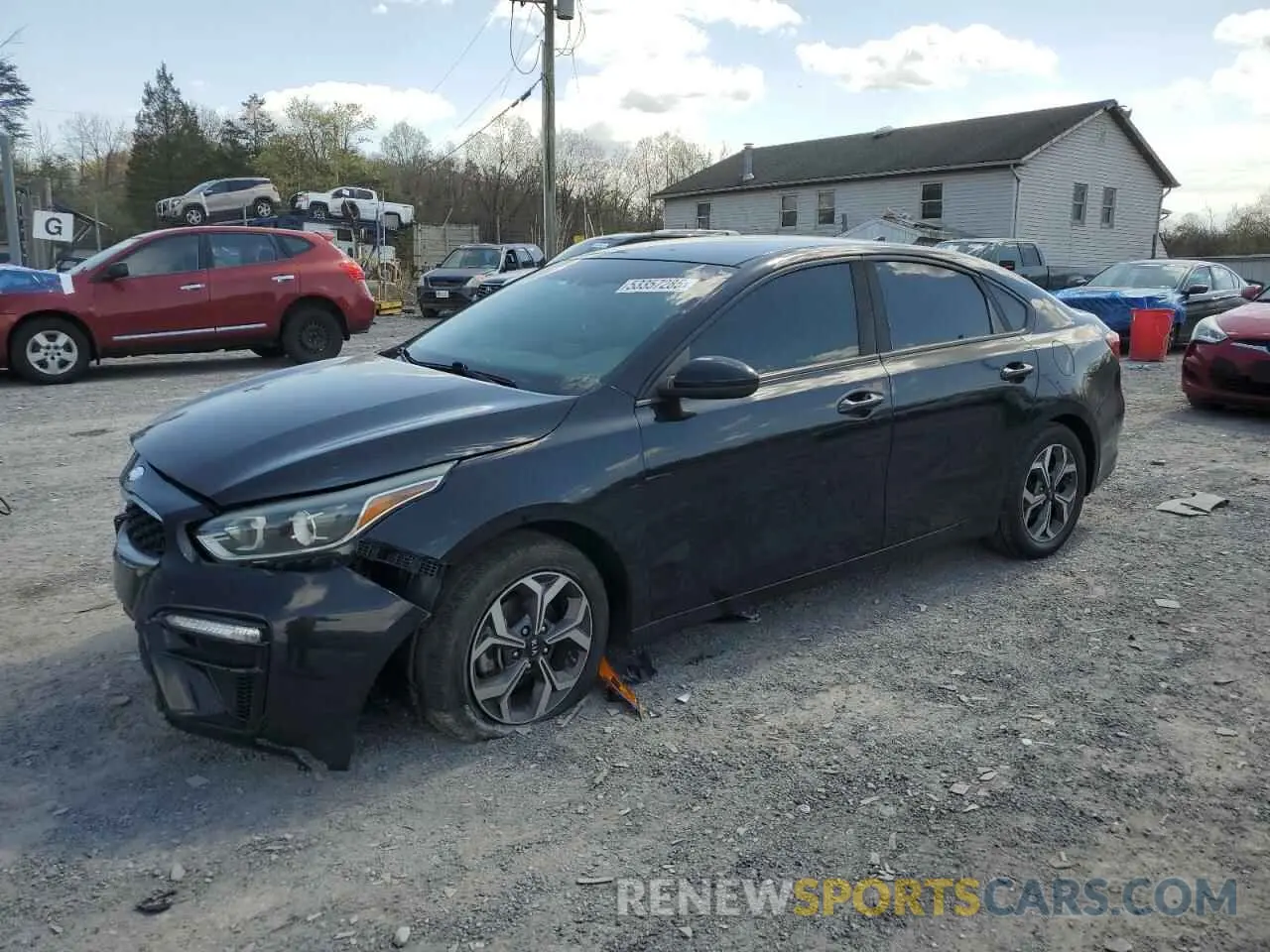 1 Photograph of a damaged car 3KPF24AD4KE018413 KIA FORTE 2019