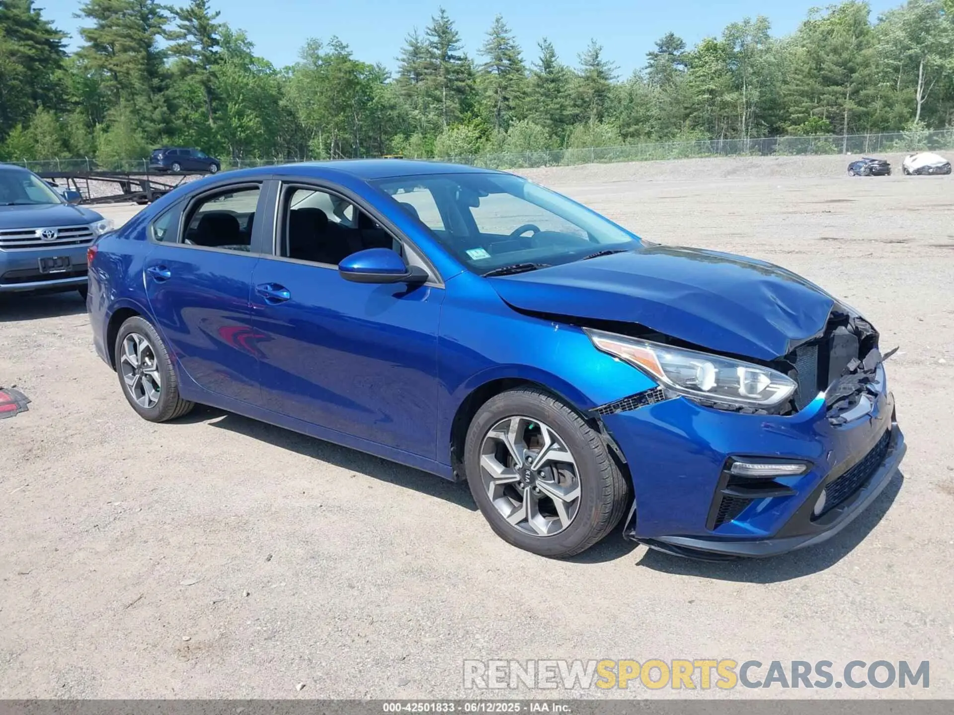 1 Photograph of a damaged car 3KPF24AD4KE033784 KIA FORTE 2019