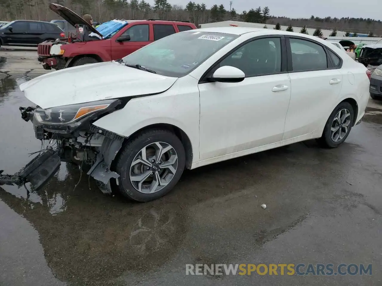 1 Photograph of a damaged car 3KPF24AD4KE044249 KIA FORTE 2019