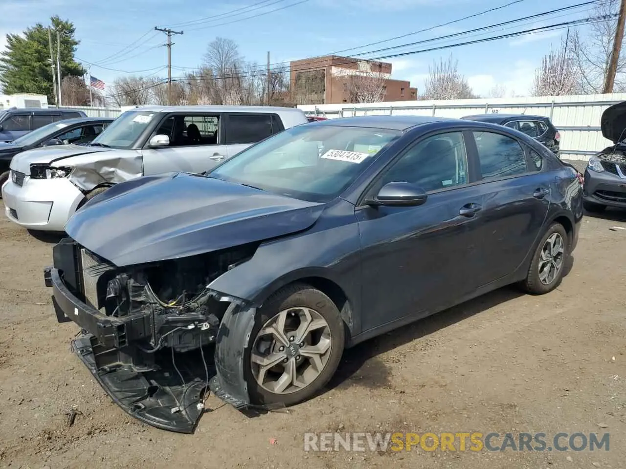 1 Photograph of a damaged car 3KPF24AD4KE078076 KIA FORTE 2019
