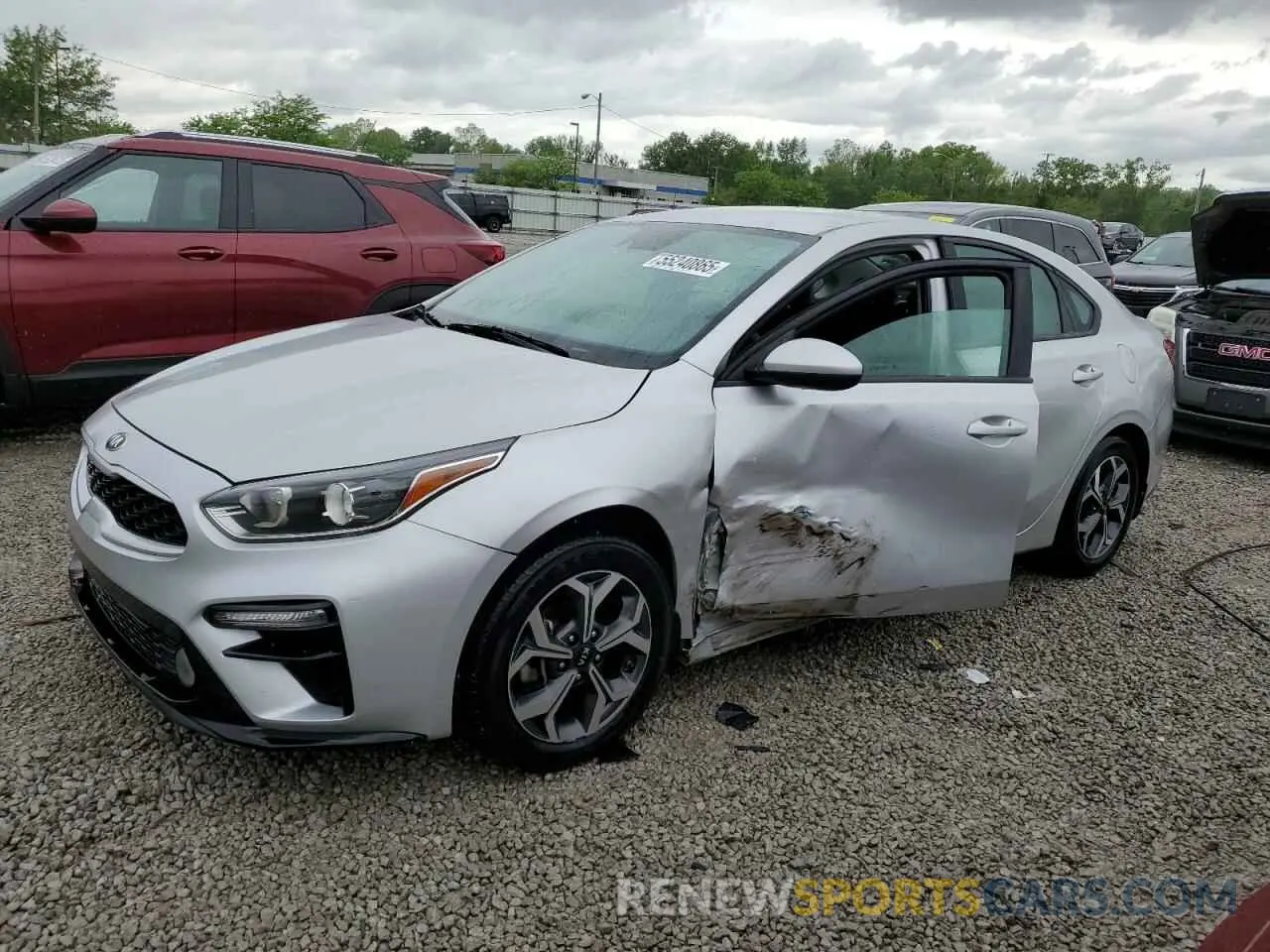 1 Photograph of a damaged car 3KPF24AD4KE132878 KIA FORTE 2019