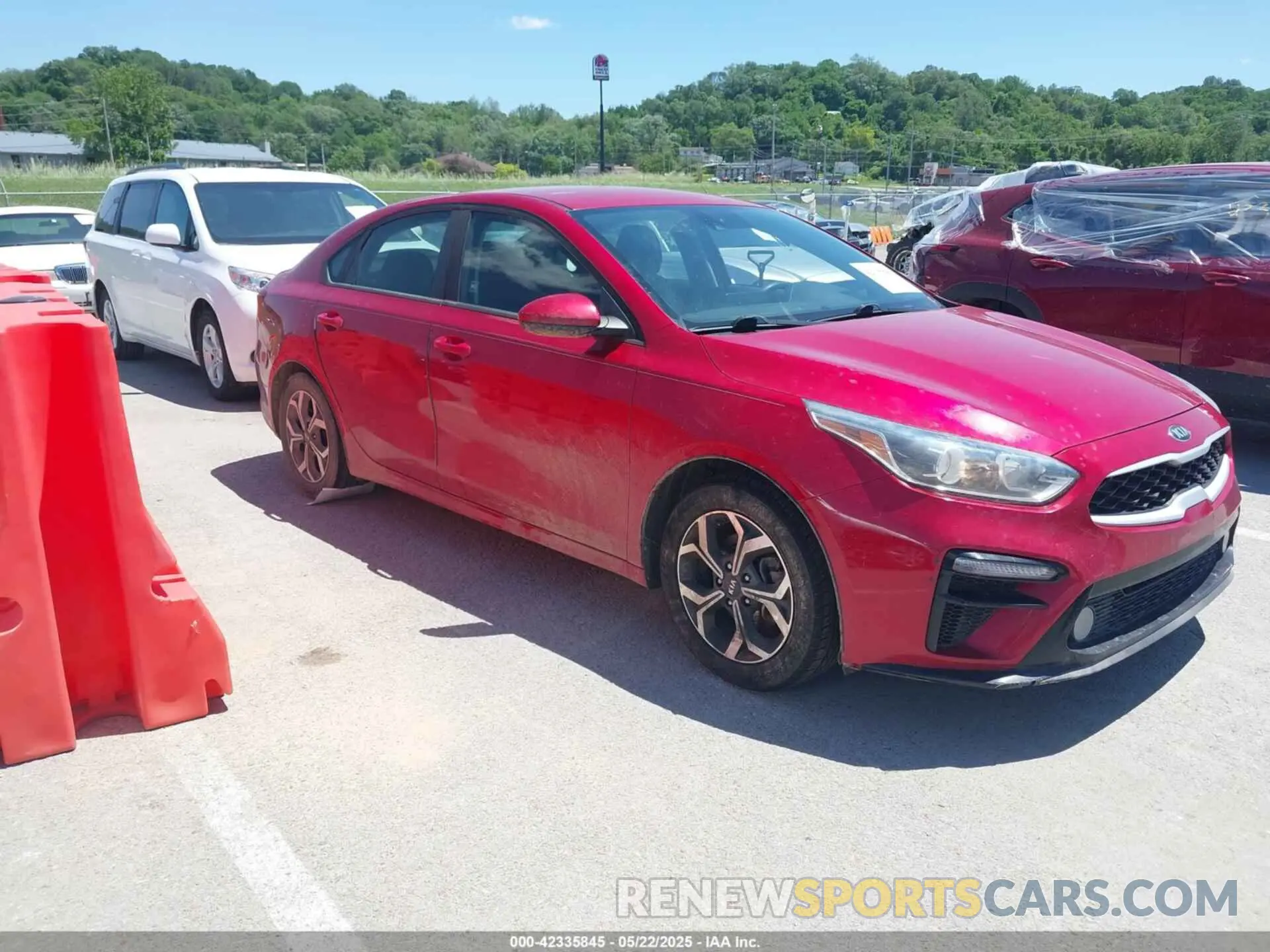 1 Photograph of a damaged car 3KPF24AD5KE031333 KIA FORTE 2019