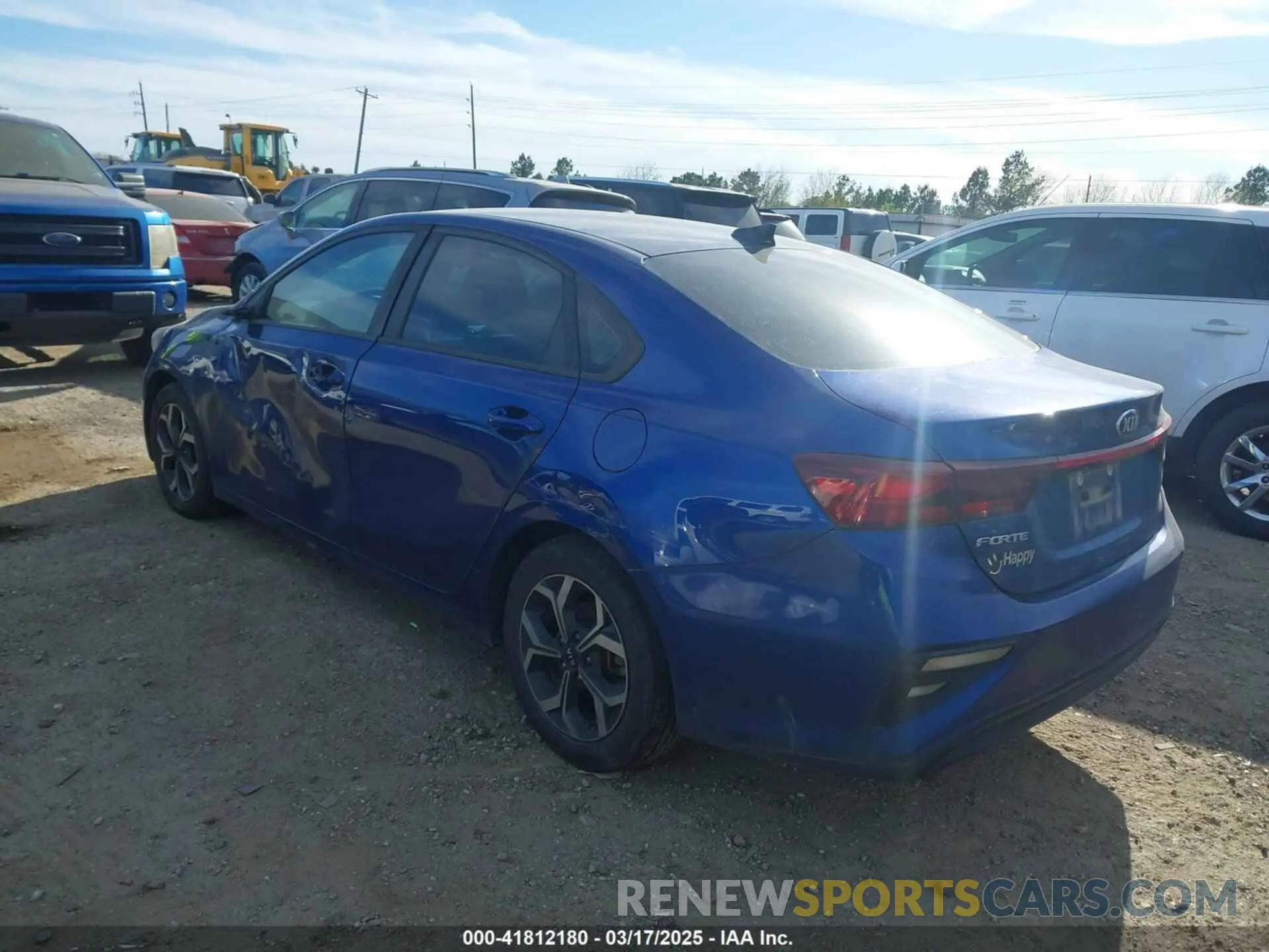 3 Photograph of a damaged car 3KPF24AD5KE072139 KIA FORTE 2019