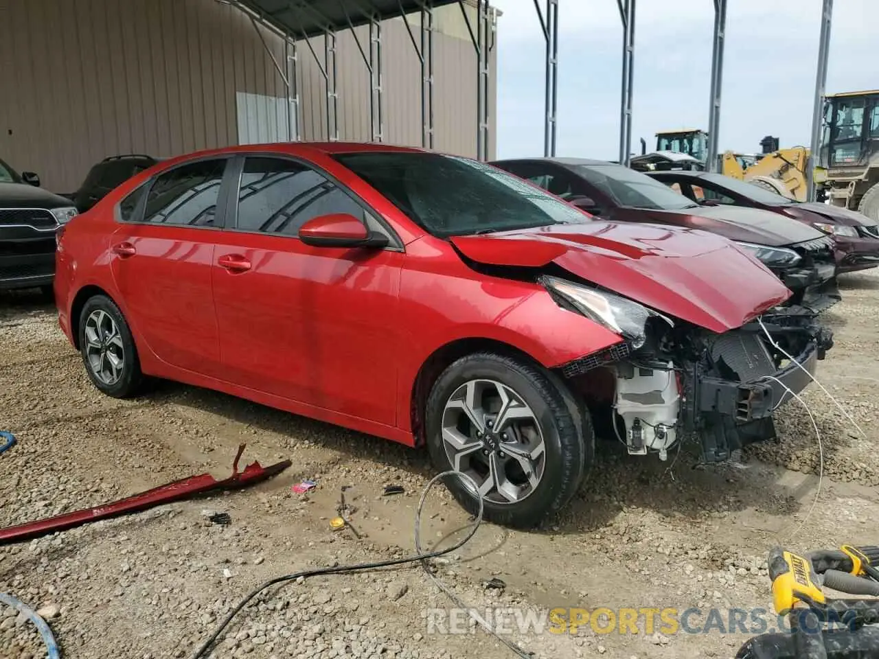 4 Photograph of a damaged car 3KPF24AD5KE074425 KIA FORTE 2019