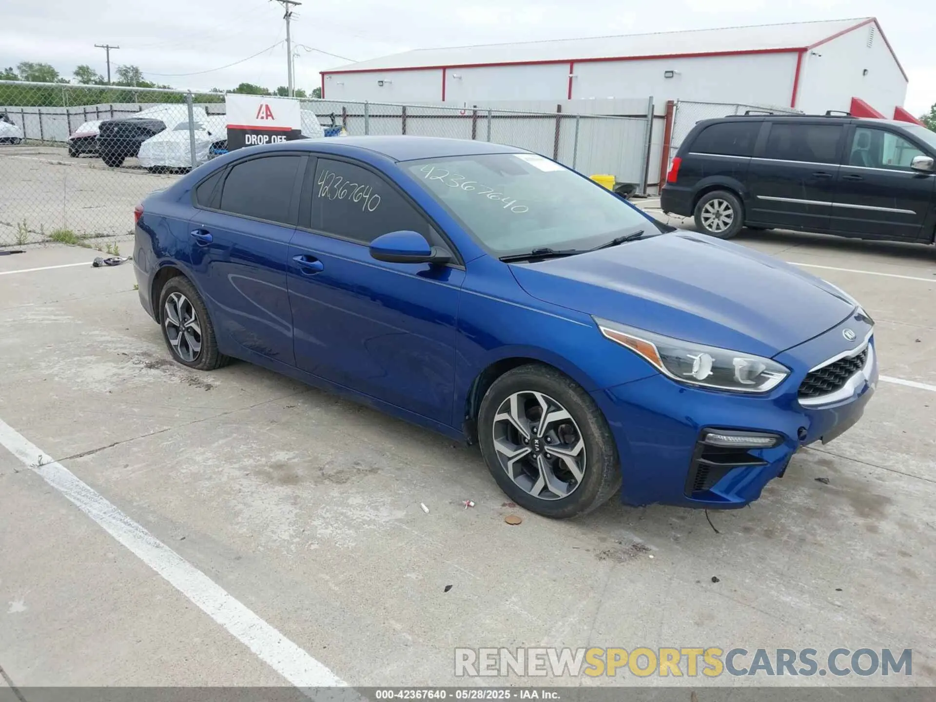 1 Photograph of a damaged car 3KPF24AD5KE086123 KIA FORTE 2019