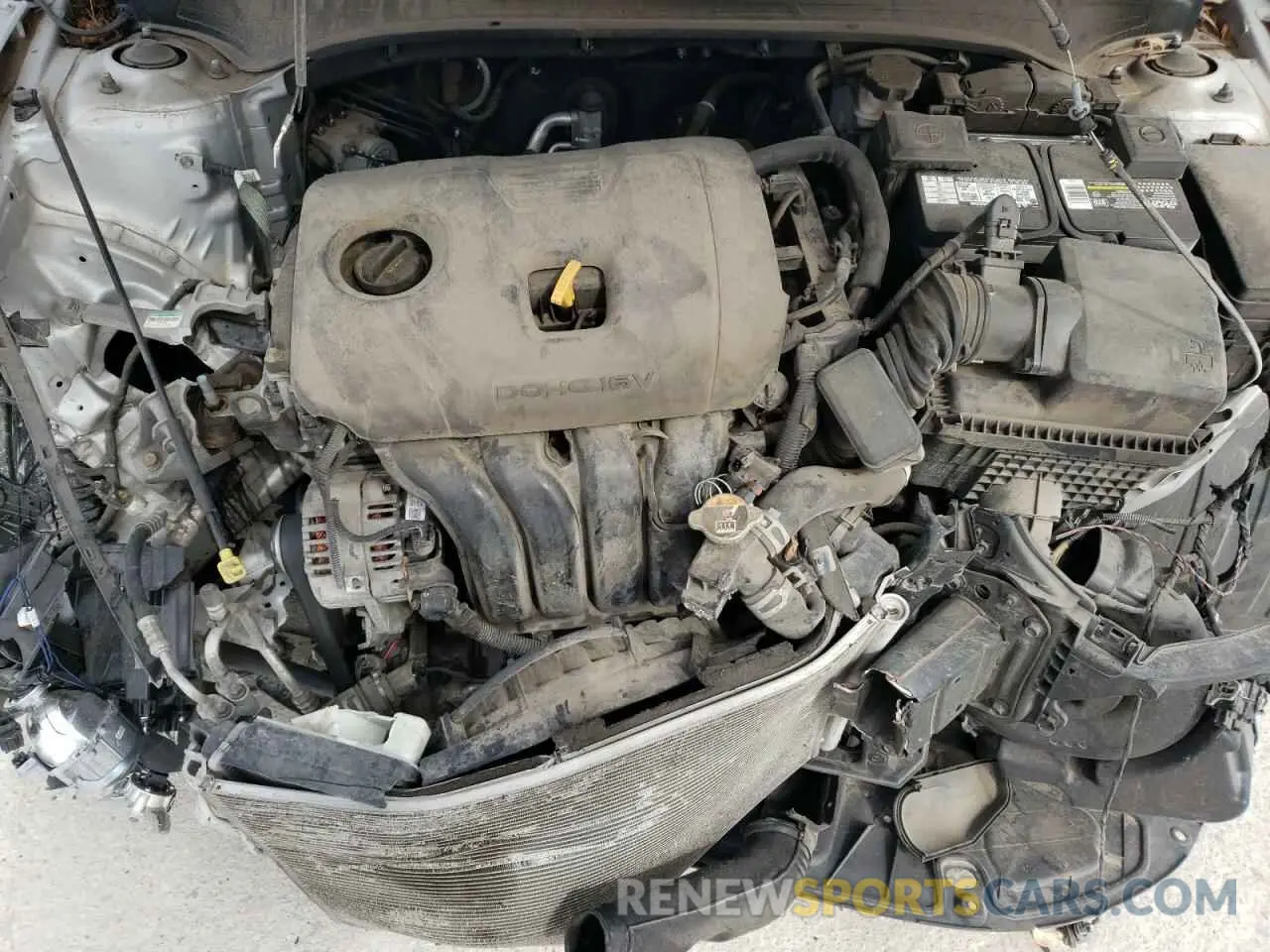 11 Photograph of a damaged car 3KPF24AD5KE109738 KIA FORTE 2019