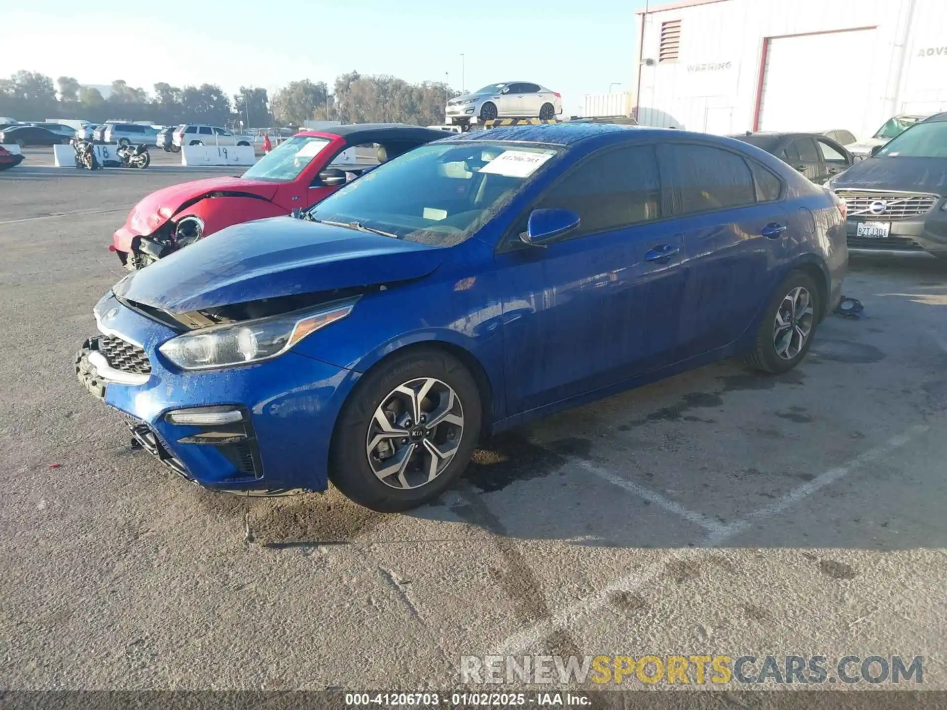 2 Photograph of a damaged car 3KPF24AD5KE118830 KIA FORTE 2019