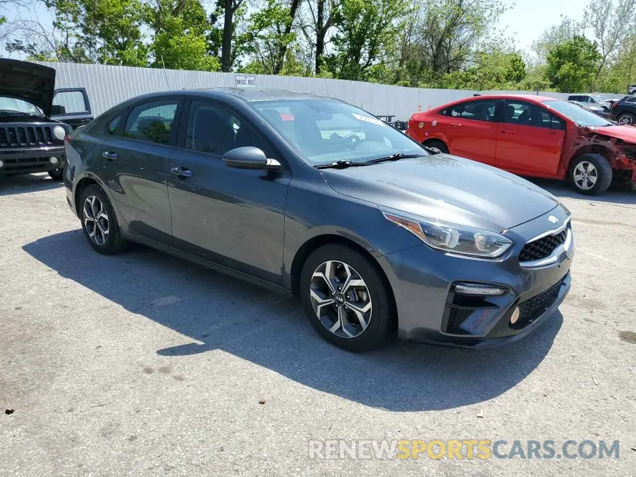 4 Photograph of a damaged car 3KPF24AD6KE006067 KIA FORTE 2019