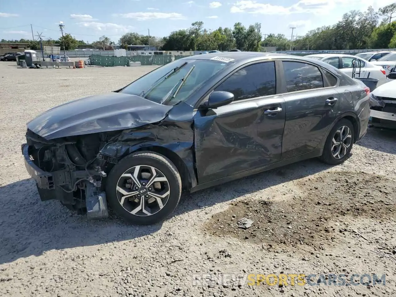 1 Photograph of a damaged car 3KPF24AD6KE029378 KIA FORTE 2019