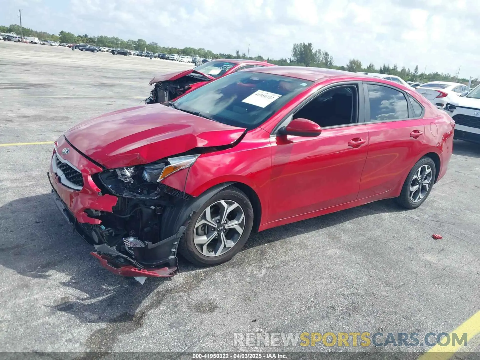 2 Photograph of a damaged car 3KPF24AD6KE030868 KIA FORTE 2019