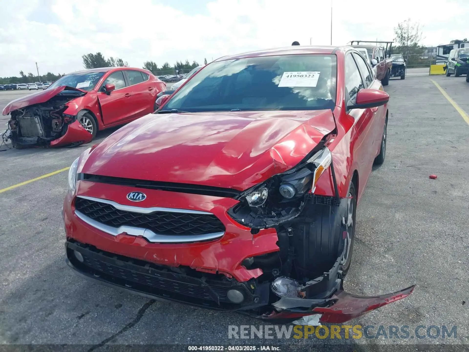 6 Photograph of a damaged car 3KPF24AD6KE030868 KIA FORTE 2019