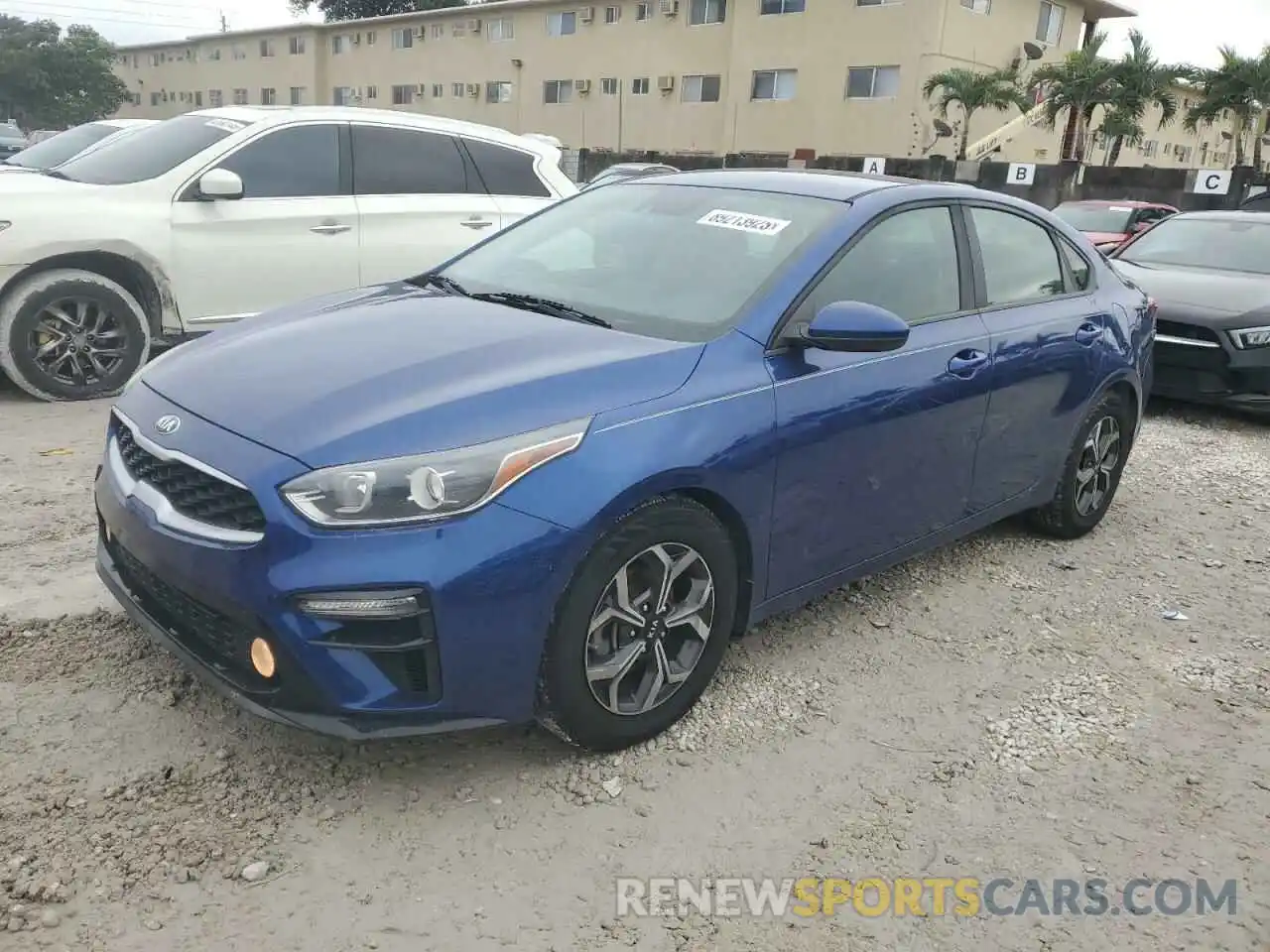 1 Photograph of a damaged car 3KPF24AD6KE042308 KIA FORTE 2019