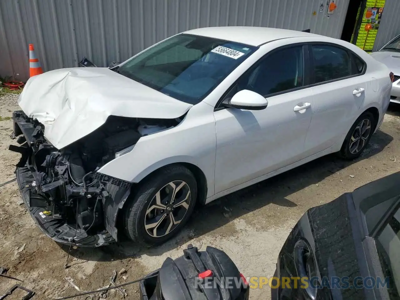 1 Photograph of a damaged car 3KPF24AD6KE078922 KIA FORTE 2019
