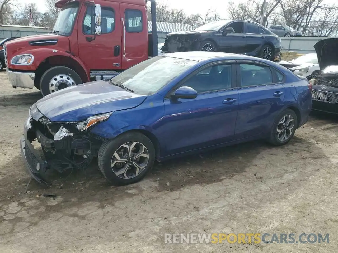 1 Photograph of a damaged car 3KPF24AD6KE093775 KIA FORTE 2019