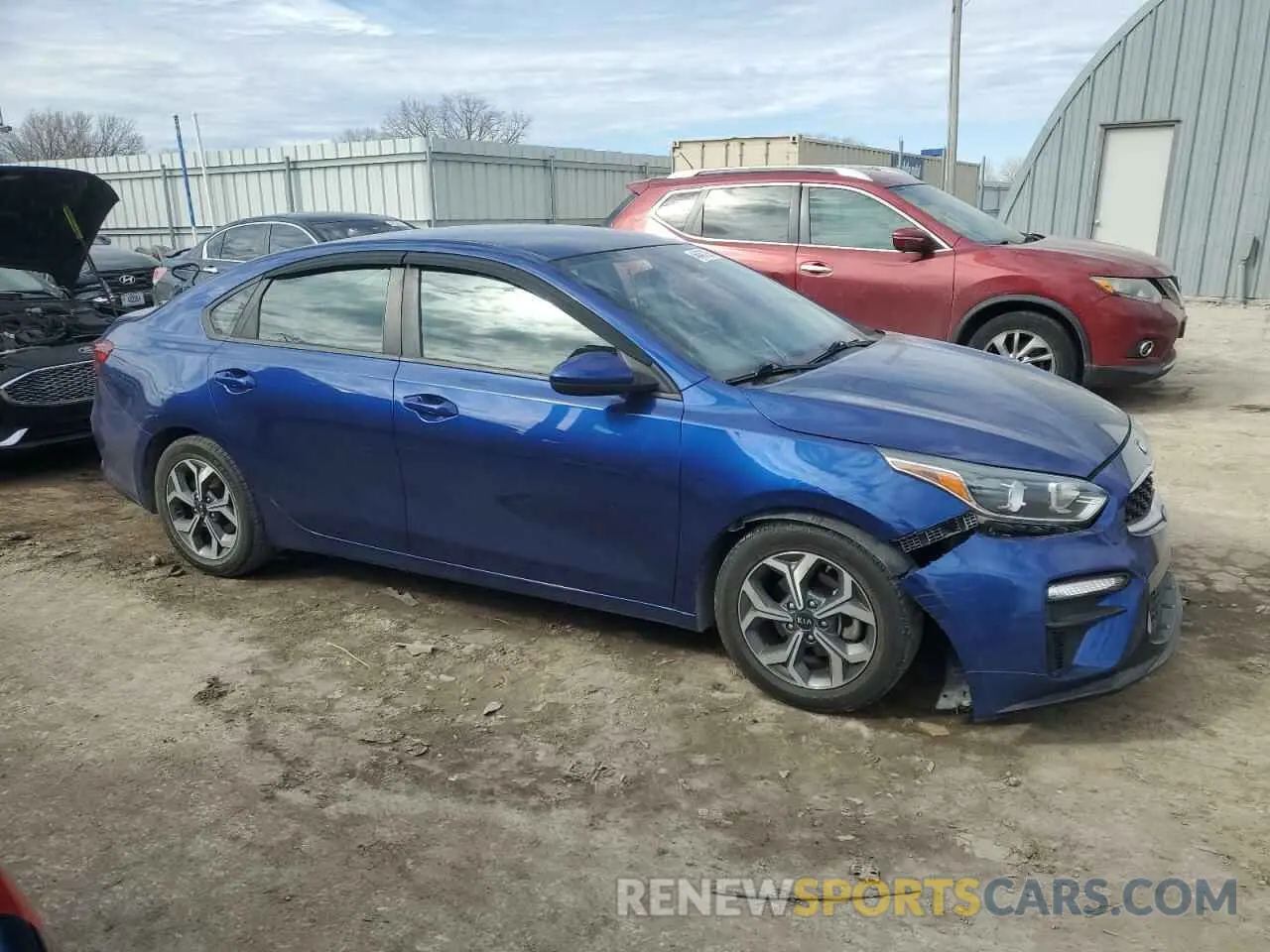 4 Photograph of a damaged car 3KPF24AD6KE093775 KIA FORTE 2019