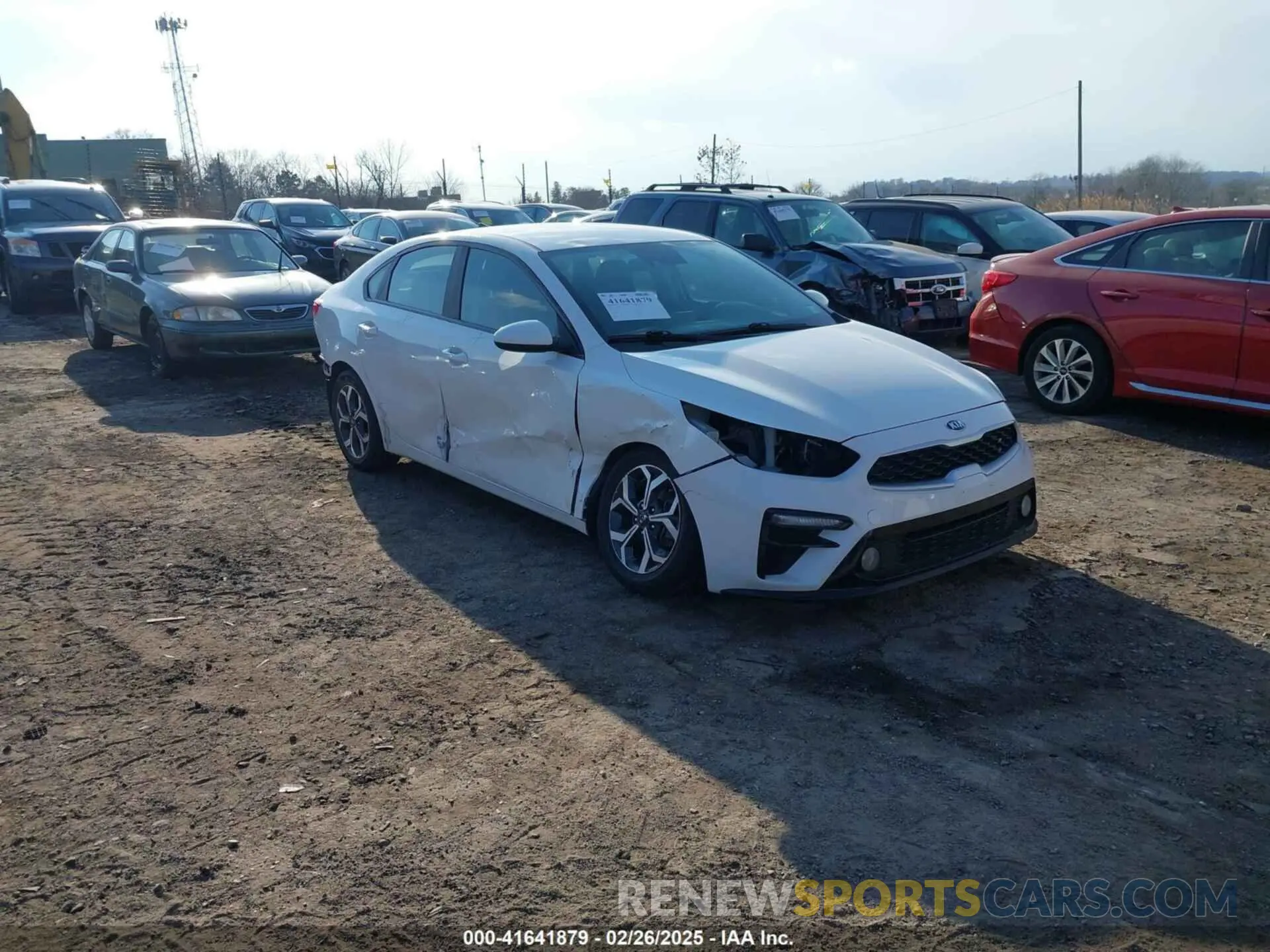 1 Photograph of a damaged car 3KPF24AD6KE111207 KIA FORTE 2019