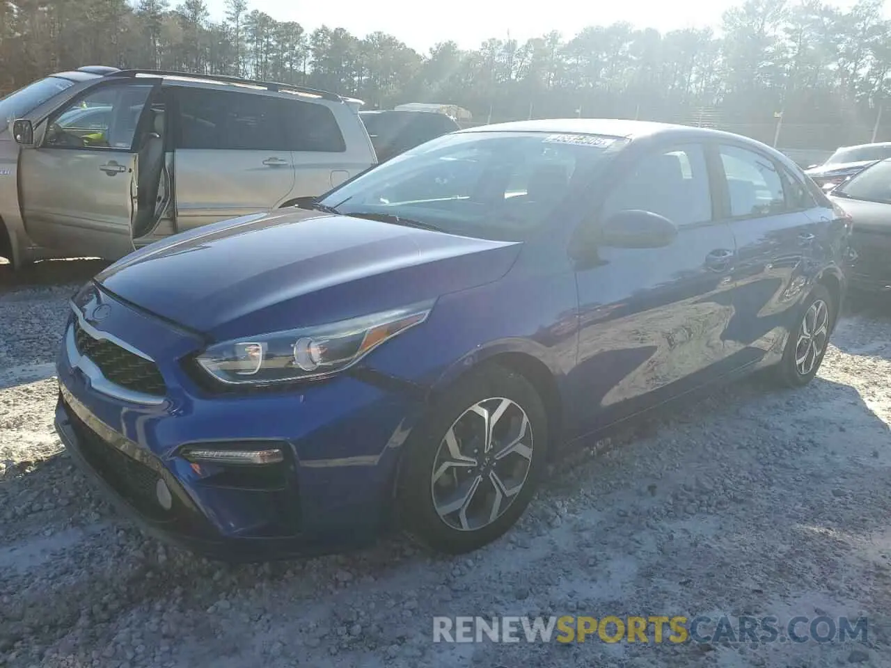 1 Photograph of a damaged car 3KPF24AD6KE117055 KIA FORTE 2019