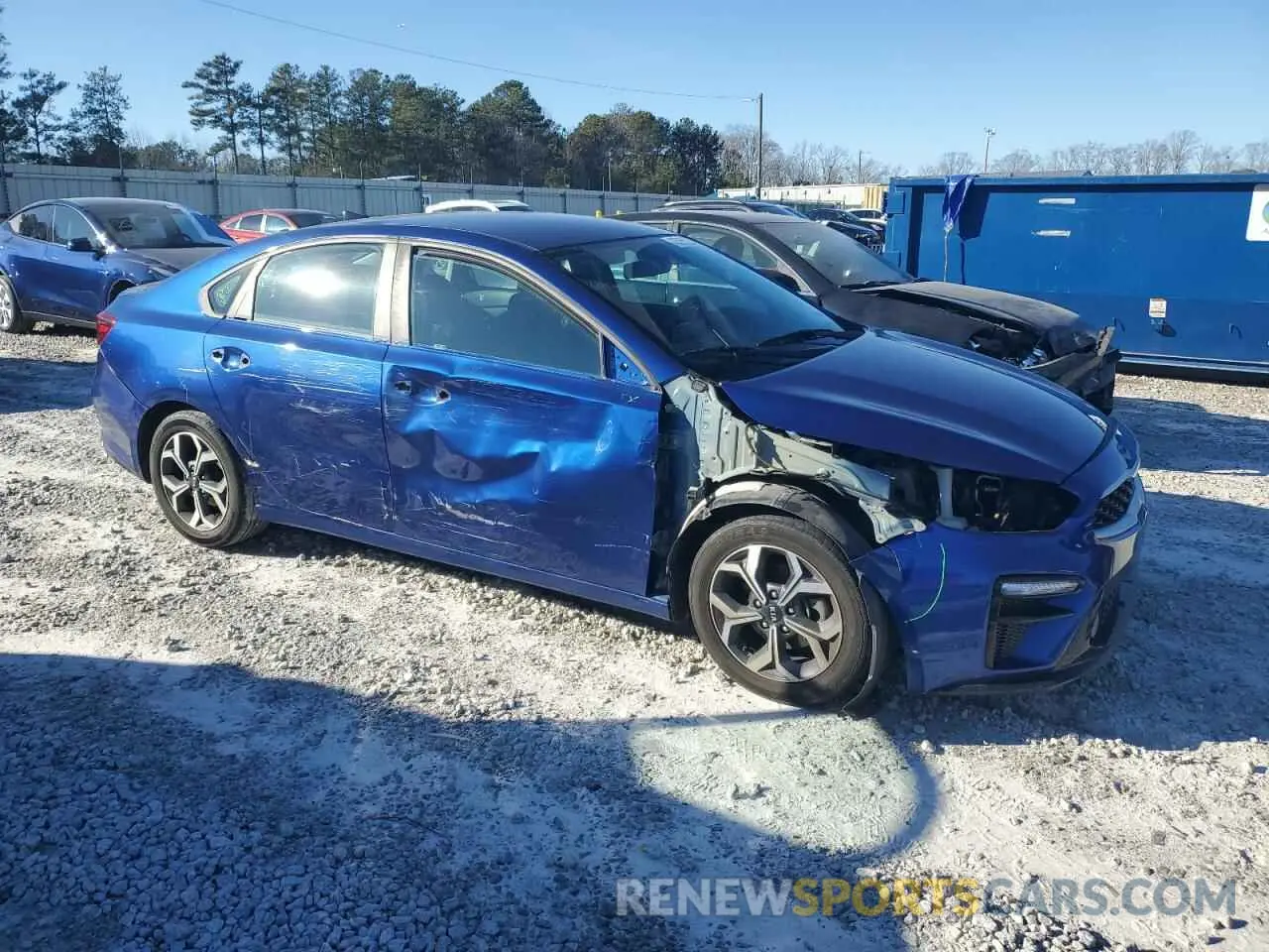4 Photograph of a damaged car 3KPF24AD6KE117055 KIA FORTE 2019