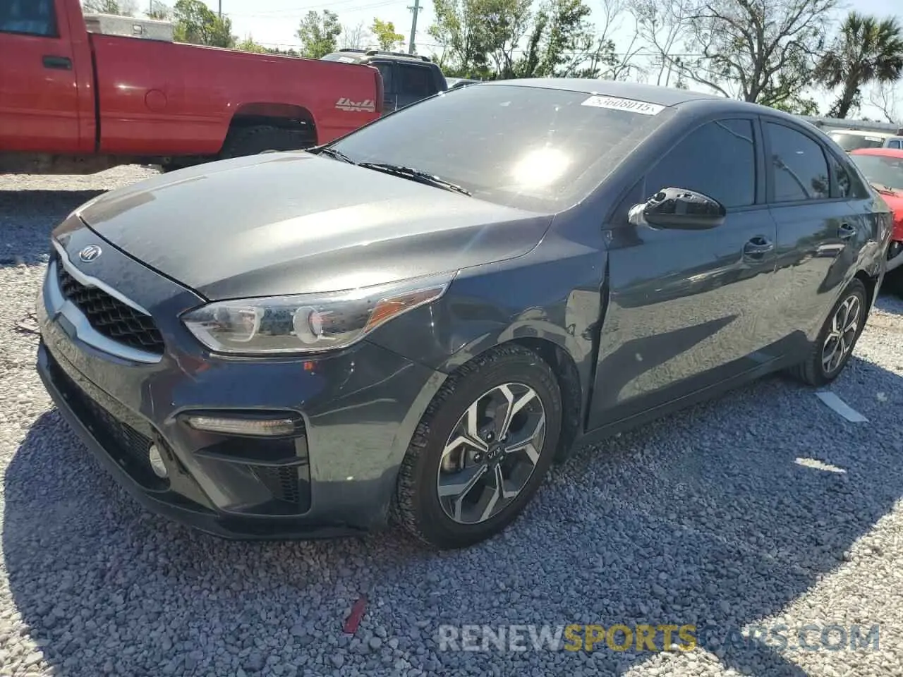 1 Photograph of a damaged car 3KPF24AD6KE131960 KIA FORTE 2019