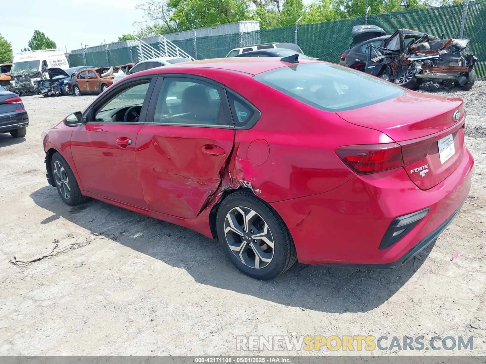 3 Photograph of a damaged car 3KPF24AD7KE036498 KIA FORTE 2019