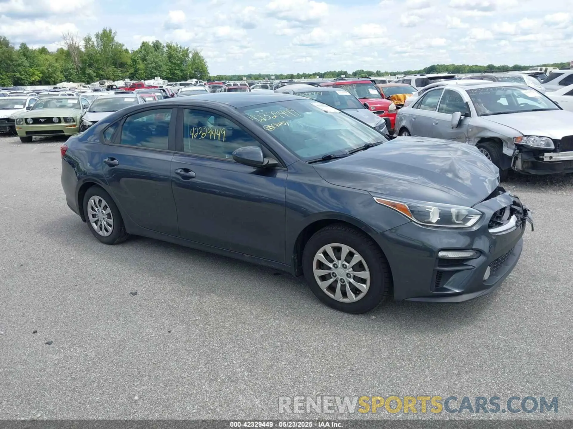 1 Photograph of a damaged car 3KPF24AD7KE062289 KIA FORTE 2019